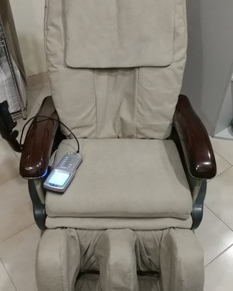Poltrona massaggiante relax nuova da esposizione
