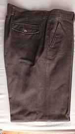Pantaloni classici uomo, tg. 54, colore marrone 