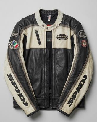 Giacca moto in vera pelle marca SPIDI taglia Media