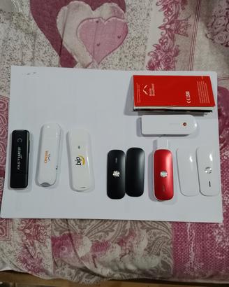 4 pennette per sim Fastweb.wind,bip,vodafone