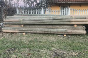 Pali in legno per antigrandine
