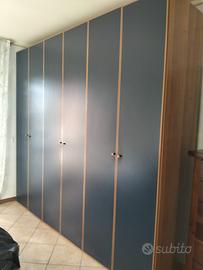 Armadio, comò compreso di specchio più due comodin