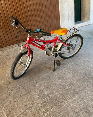Bici MIORI XR3 da bambino bambina con portapacchi