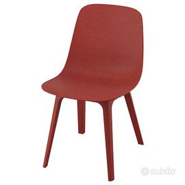 IKEA Sedia ODGER Rossa - 2 pezzi disponibili 