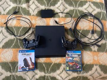 🎮 PS4 Slim 500GB + HDD Esterno 1TB + 2 Controller