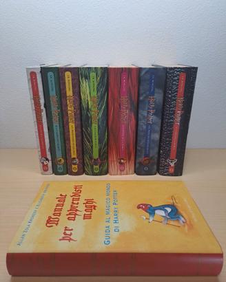 Saga completa libri Harry Potter + Manuale