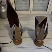 Lampade da tavolo Abat Jour in foglie di banano