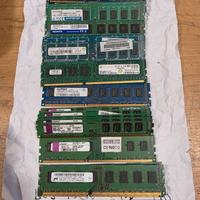 Lotto Ram DDR3 PC3-10600 1333Mhz 2Gb Marche Varie