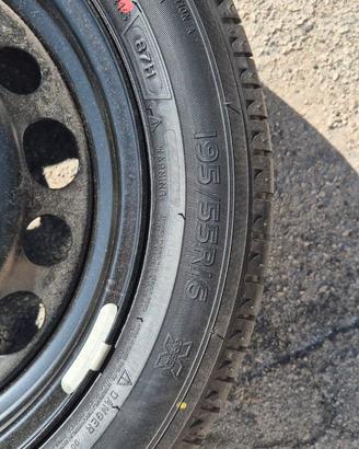 gomma e cerchio nuovi Michelin 195/55/16