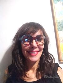 Occhiali da vista donna rotondi colorati moderni