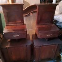 coppia di comodini antichi anni 1920