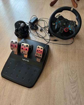 Volante Logitech g29 ps3-ps4-ps5 e pc