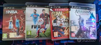 4 giochi PlayStation 3 Ps3