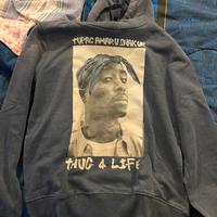 Felpa Tupac Cappuccio Rap