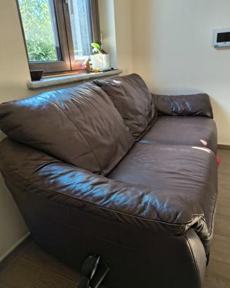 Divano letto in pelle 3 posti