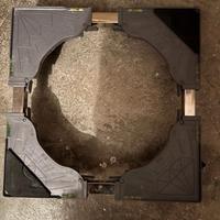 Carrello regolabile lavatrice/asciugatrice