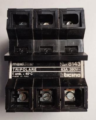 interruttore magnetotermico tripolare bticino