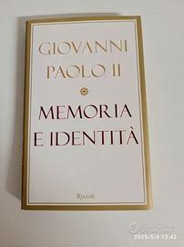 GIOVANNI PAOLO II - MEMORIA E IDENTITA'