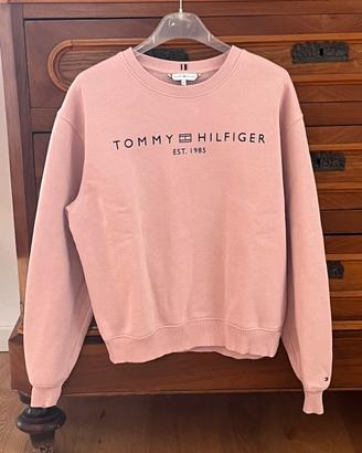 Felpa donna Tommy Hilfigher rosa