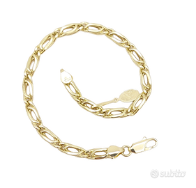 Bracciale da uomo realizzato in oro giallo 18 kt