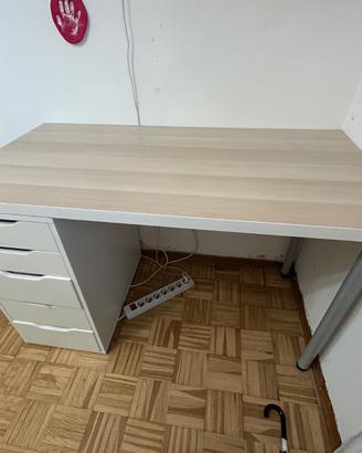 SCRIVANIA + CASSETTIERA IKEA