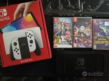Nintendo Switch Oled Perfect + 3+ Games