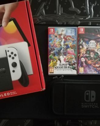 Nintendo Switch Oled Perfect + 3+ Games