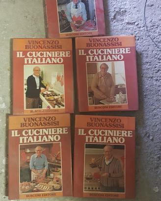 6 libri Il cuciniere italiano