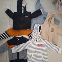 Lotto felpe con zip bimbo 12 mesi – 6 capi – 15€