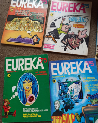 4 fumetti Eureka '75 Edizioni Corno