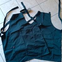 due grembiuli professionali con 6 cappelli 