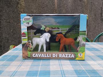 set di 3 cavalli da gioco