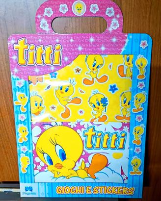 Tweety Looney Tunes giochi e stickers vintage 2006