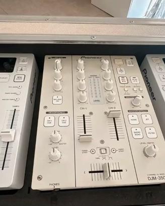 Consolle Pioneer cdj 350 W + mixer djm 350