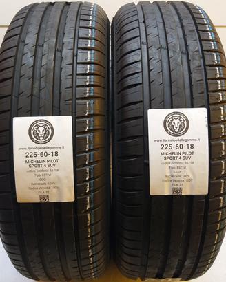 2 GOMME 225 60 18 MICHELIN A56758