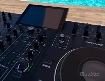 consolle dj denon prime 2 + n. 2 casse audio