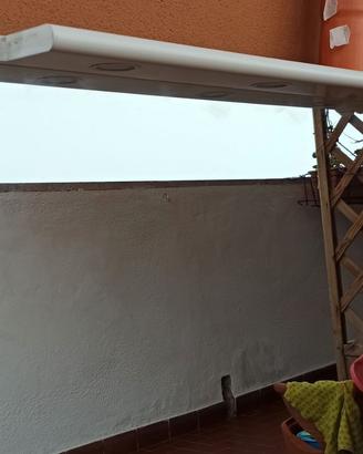 Specchiera con mensolina faretti luce
