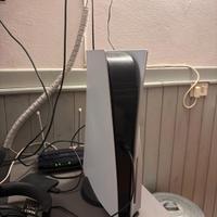 consolle PS5 + accessori vari e monitor