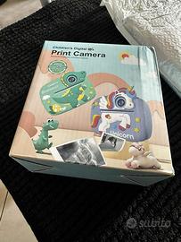 Macchina fotografica istantanea tema Unicorno Rosa