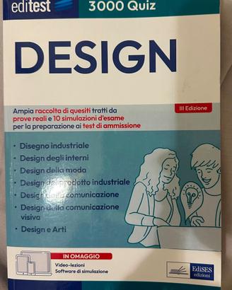Libro con test Design 9788893628310