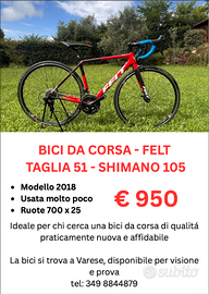 bicicletta da corsa Felt