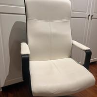 Sedia scrivania ikea bianca