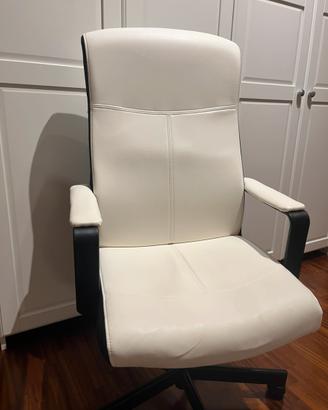 Sedia scrivania ikea bianca