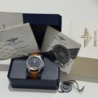 Orologio Breitling Navitimer 3100 New Pluton blu