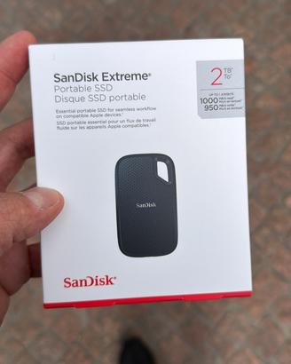 SanDisk Extreme SSD 2TB - NUOVO Sigillato (Apple)