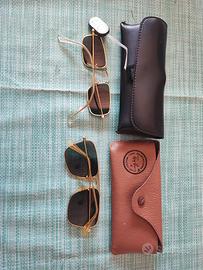 2 paia occhiali rayban vintage 