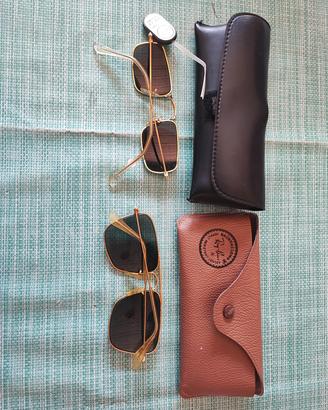 2 paia occhiali rayban vintage 