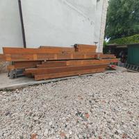 Travi per pompeiana tettoia esterna