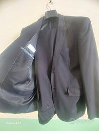 Abito elegante con righe piccole 2 bottoni