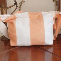 borsa cotone,  foderata,  a righe 